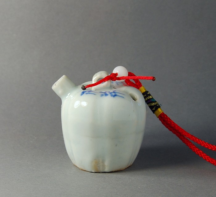 和】(A3895) 時代古作 唐物 宋 手付小瓶 水注 水滴 文房四方